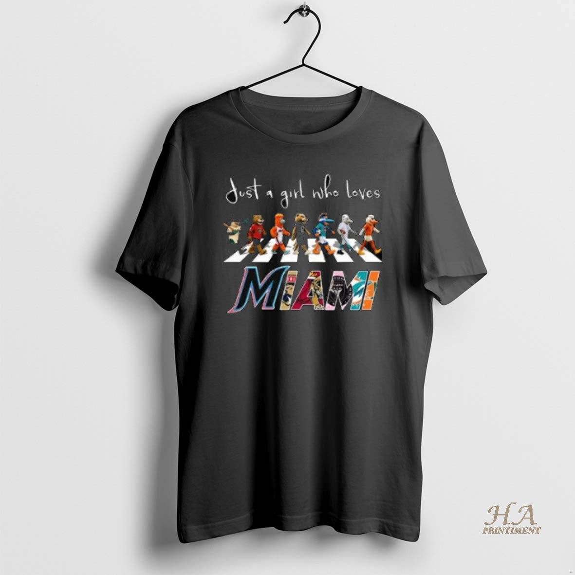 Official Just A Girl Who Loves Mascot Miami City Sports All Team 2025 Long Sleve T-Shirts, Hoodie, Sweatshirt