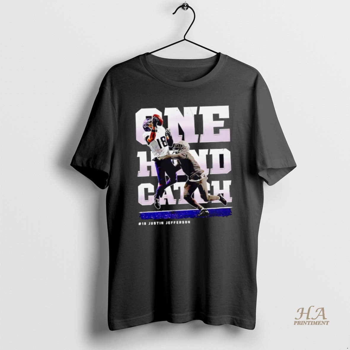 Official Justin Jefferson Minnesota One Hand Catch Retro T-Shirts, Hoodie, Sweatshirt | InkNestWear.com
