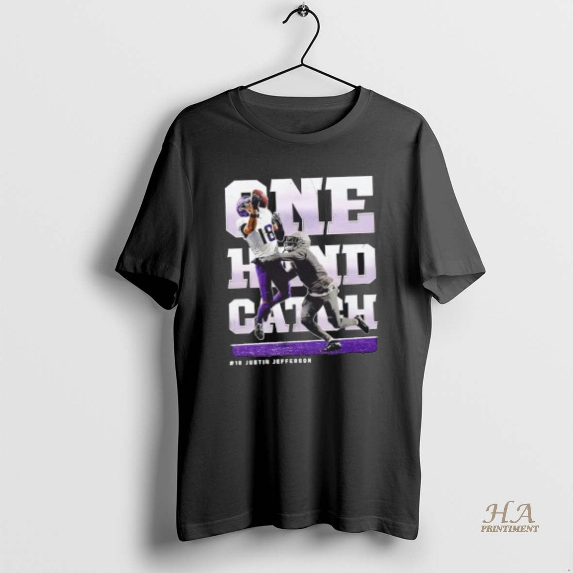 Official Justin Jefferson Minnesota Vikings One Hand Catch T-Shirts, Hoodie, Sweatshirt | InkNestWear.com