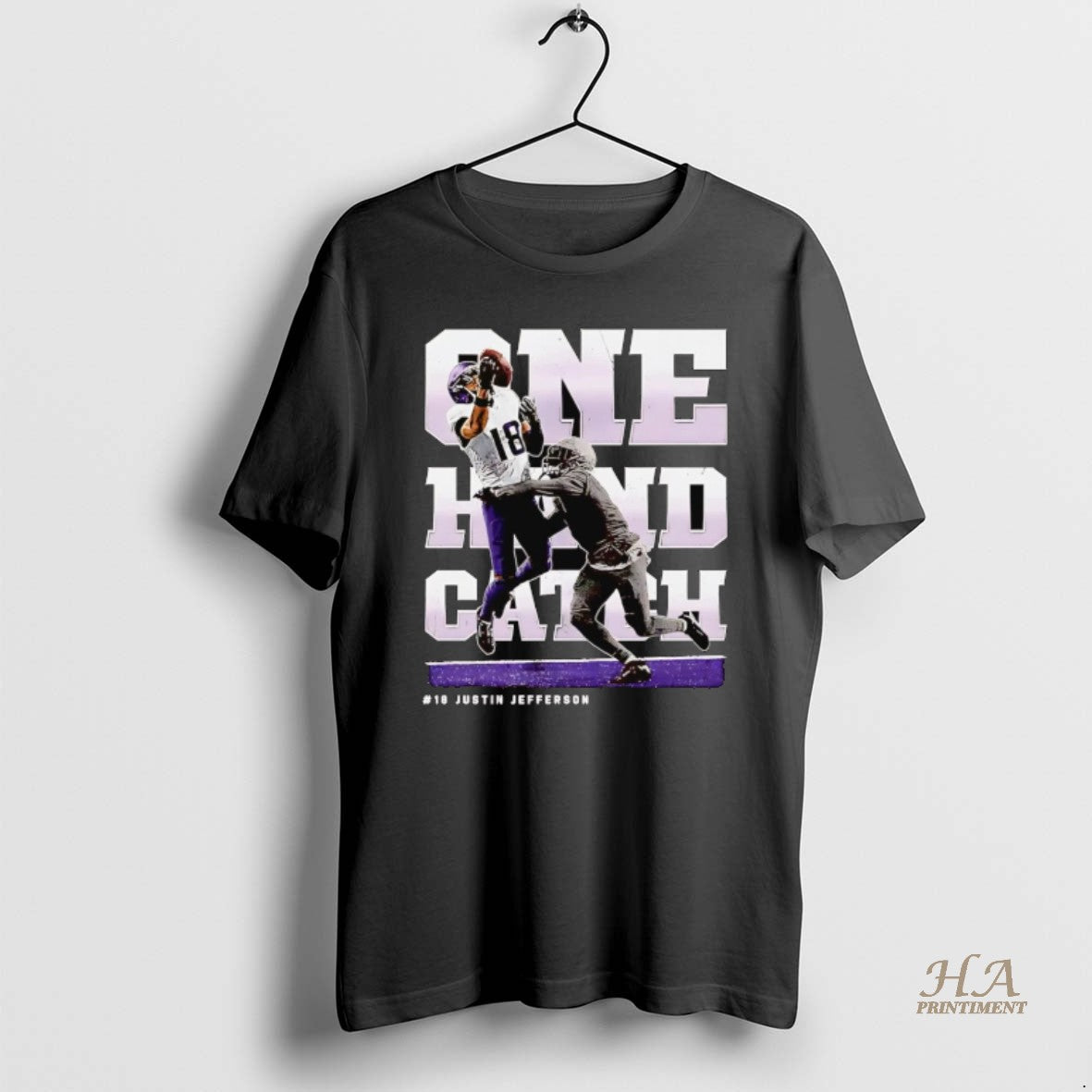 Official Justin Jefferson One Hand Catch Minnesota Vikings T-Shirts, Hoodie, Sweatshirt | InkNestWear.com