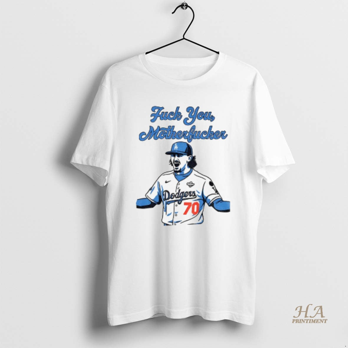 Official Justin Wrobleski Los Angeles Dodgers Fuck You Motherfucker Mlb Baseball T-Shirts, Hoodie, Sweatshirt