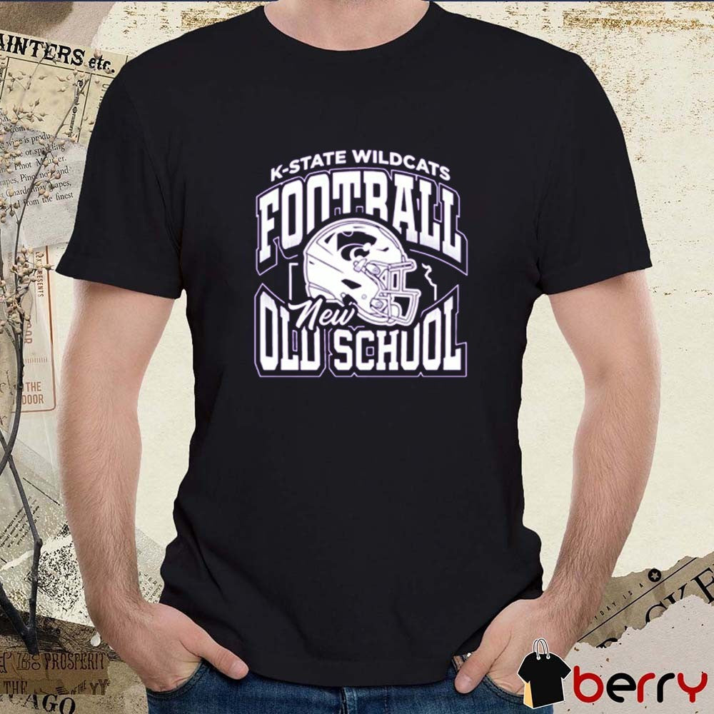 K-State Wildcats NCAA Football New Old School Stripe The Stadium t-shirt
