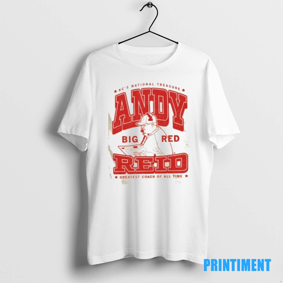 Official Kcs National Treasure Andy Reid Big Red Kansas City Chiefs Greatest Coach Of All T-Shirts, Hoodie, Sweatshirt