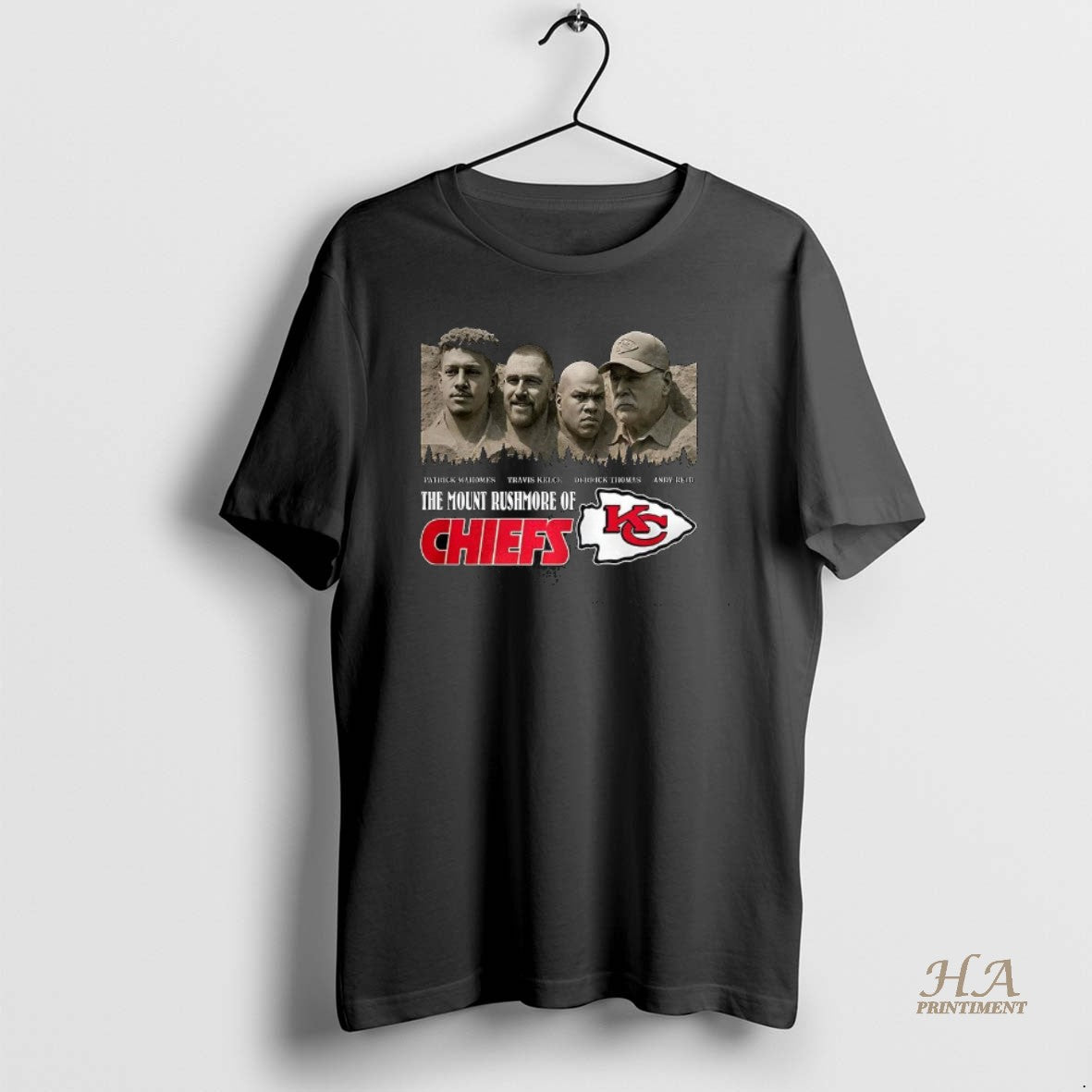 Official Kansas City Chiefs Mount Rushmore Chiefs Patrick Travis Derrick Andy T-Shirts, Hoodie, Sweatshirt