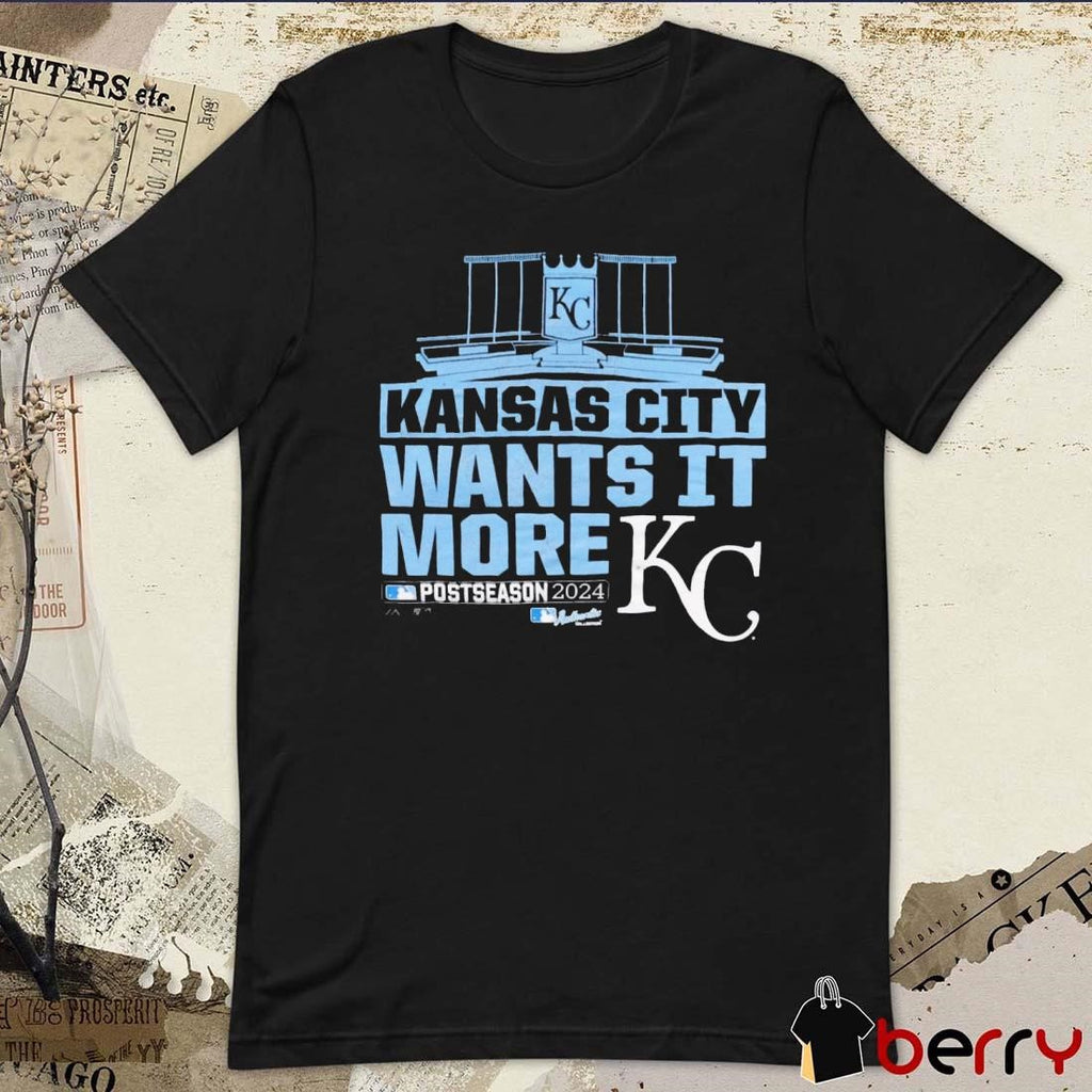 Kansas City Royals MLB Wants It More Postseason 2024 t-shirt