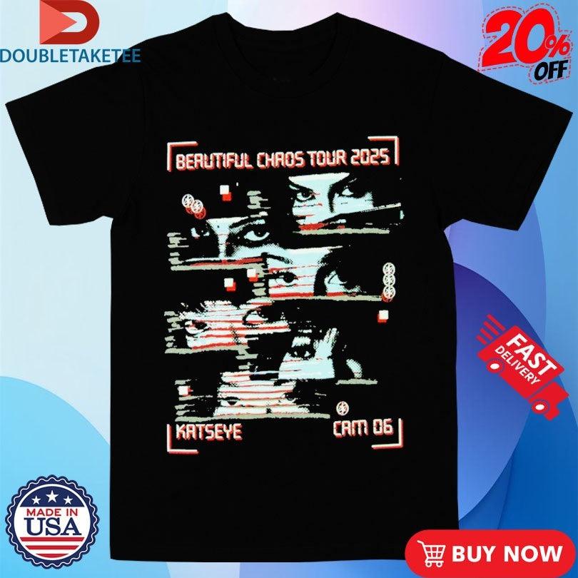 Katseye Beautiful Chaos Tour 2025 Eyes Shirts