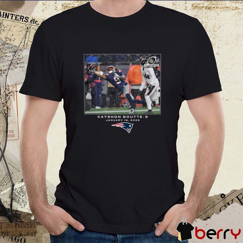 Kayshon Boutte New England Patriots NFL Flash Features January 17 2026 t-shirt