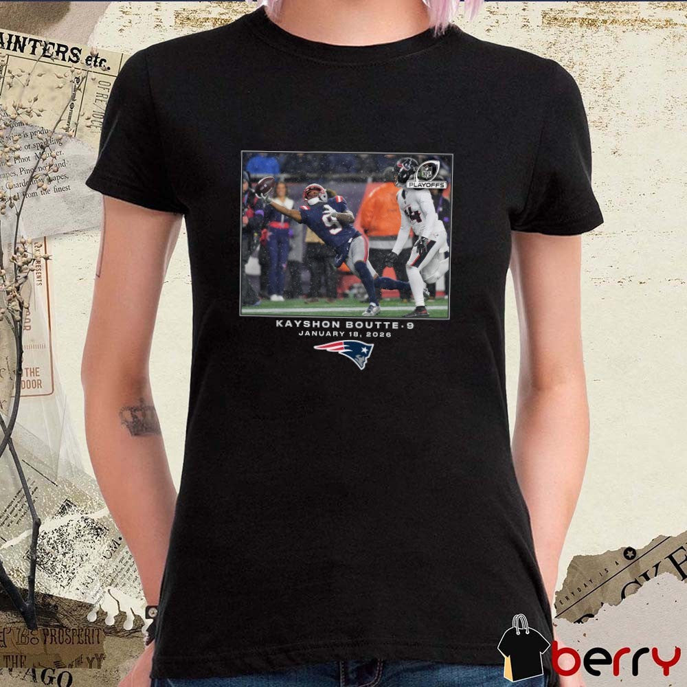 Kayshon Boutte New England Patriots NFL Flash Features January 17 2026 t-shirt