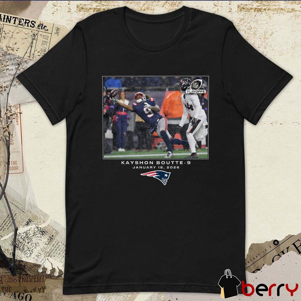 Kayshon Boutte New England Patriots NFL Flash Features January 17 2026 t-shirt