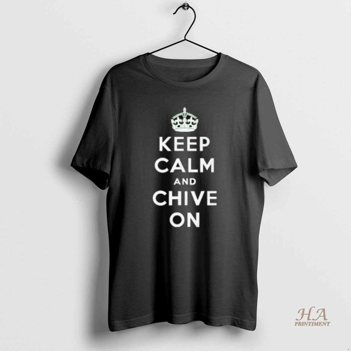 Official Keep Calm And Chive On The Chivery Authentic T-Shirts, Hoodie, Sweatshirt | InkNestWear.com