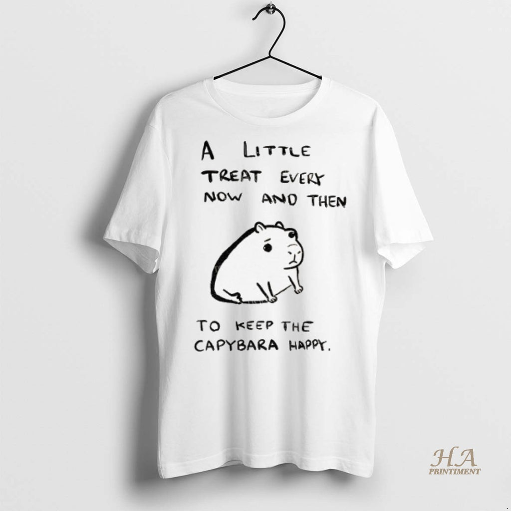 Official Keep Capybara Happy A Little Treat Every Now And Then To Keep The Capybara T-Shirts, Hoodie, Sweatshirt