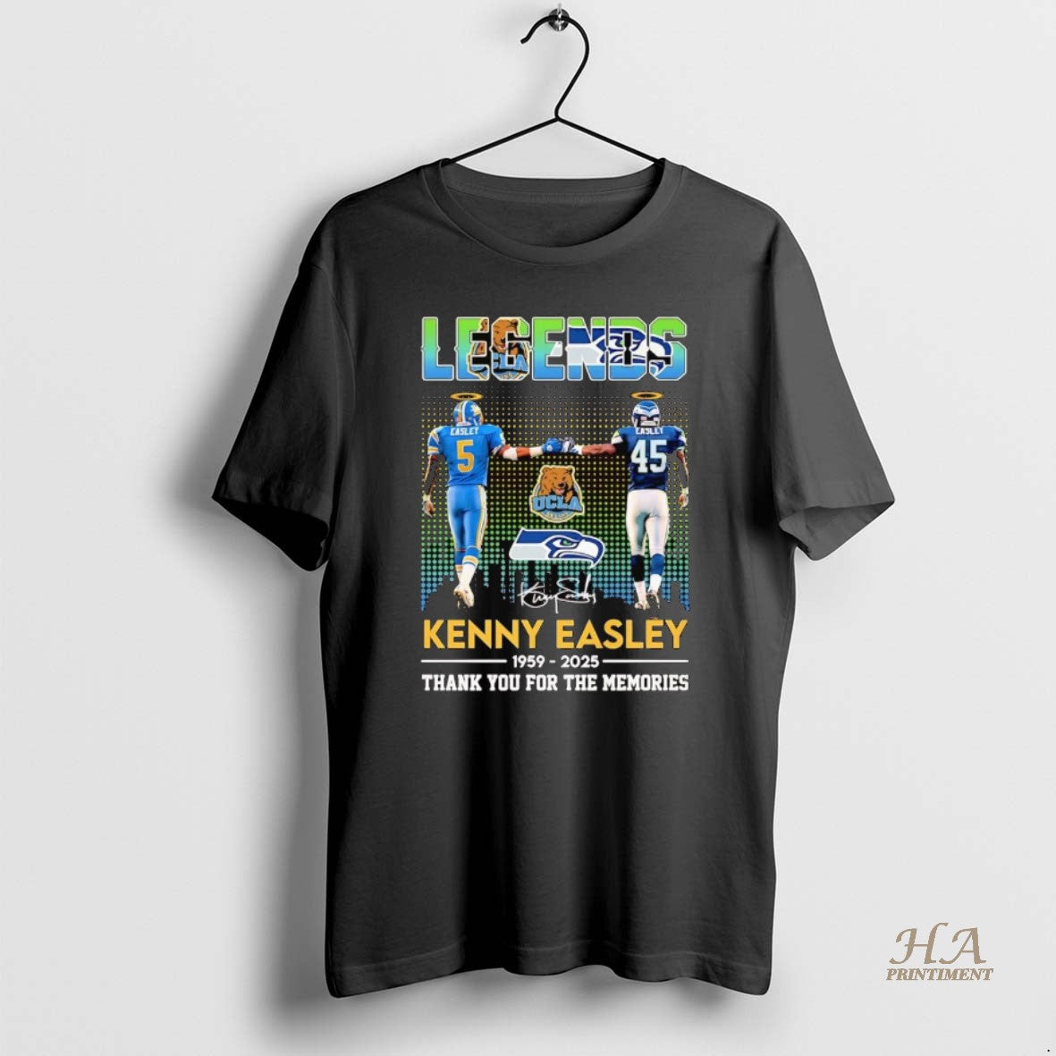 Official Kenny Easley Legends Thank You For The Memories 2025 T-Shirts, Hoodie, Sweatshirt | InkNestWear.com