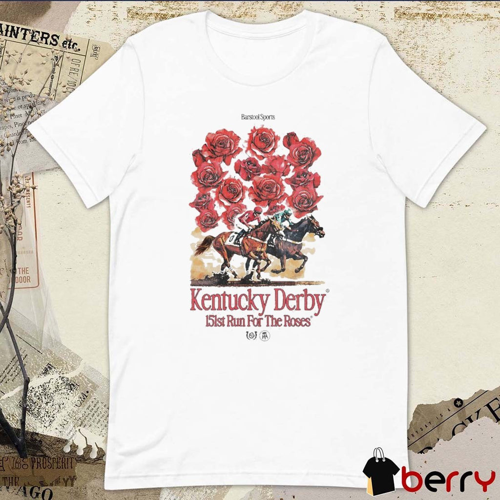 Kentucky Derby 151st Run For The Roses x Barstool Sports All Of The Roses Graphic t-shirt
