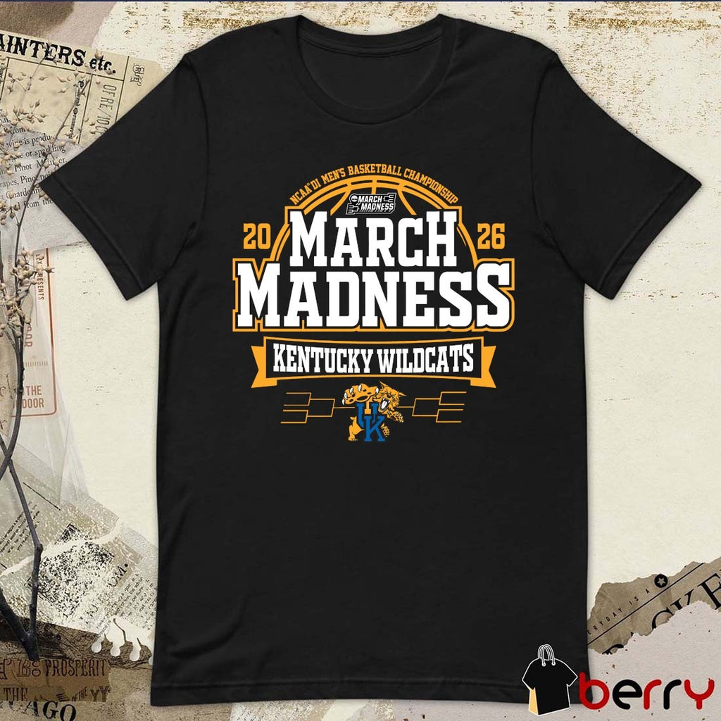 Kentucky Wildcats 2026 NCAA DI Men’s Basketball Championship March Madness t-shirt