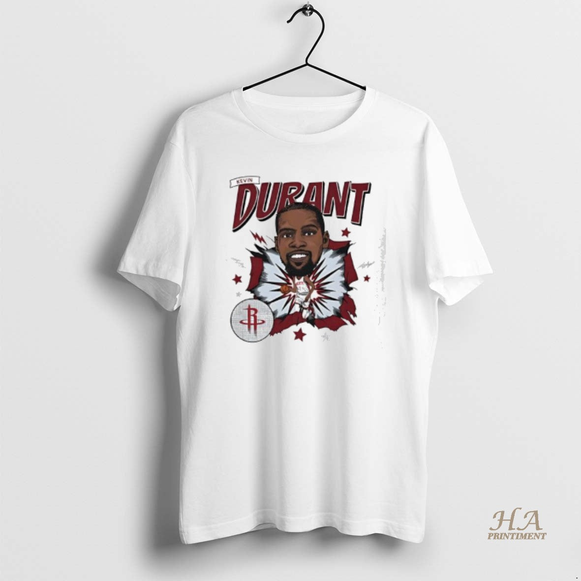 Official Kevin Durant Houston Rockets Caricature T-Shirts, Hoodie, Sweatshirt | InkNestWear.com
