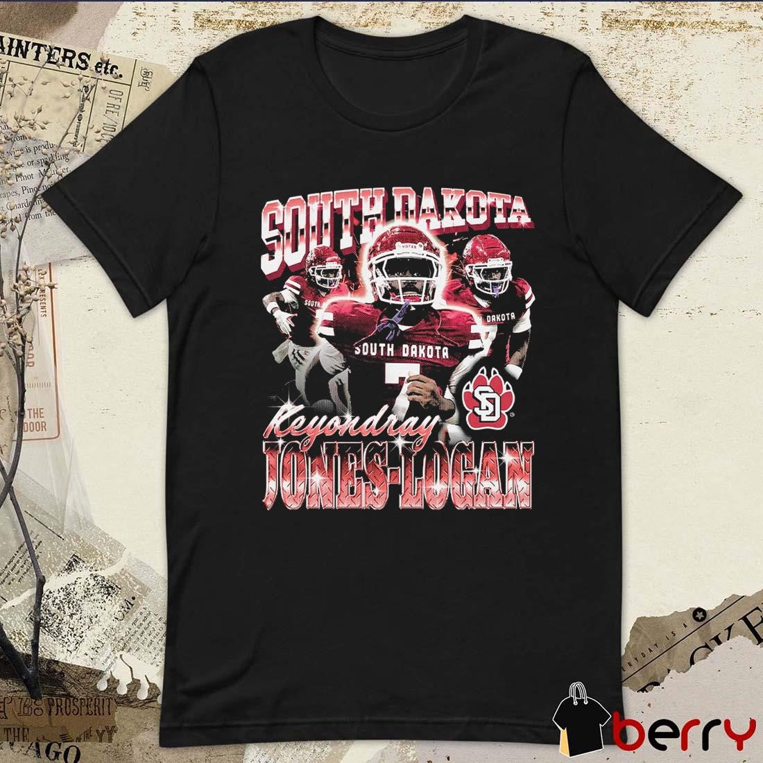 Keyondre Jones-Logan South Dakota Football Vintage Graphic t-shirt