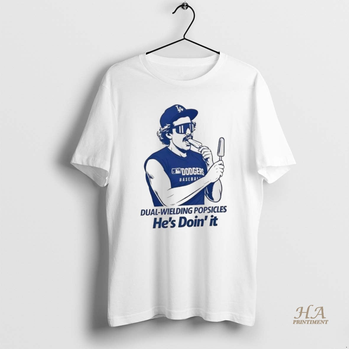 Official Kike Hernandez Dual Wielding Popsicles Hes Doin It T-Shirts, Hoodie, Sweatshirt | InkNestWear.com