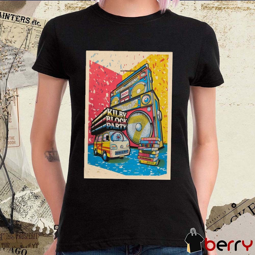 Kilby Block Party Pop Up Poster Concert 2026 May 15-17 Utah State Fairpark t-shirt