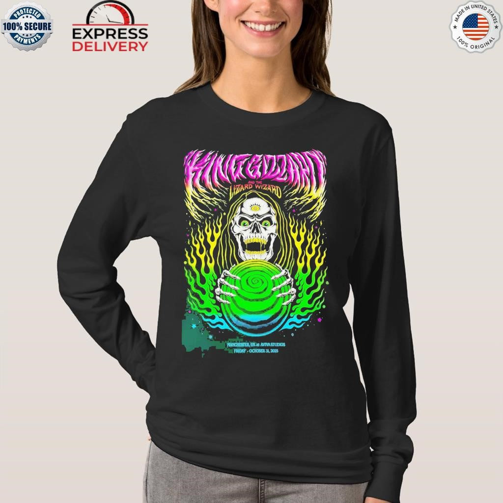 King Gizzard And The Lizard Wizard Halloween Show In Manchester UK On Oct 31 2025 Shirt