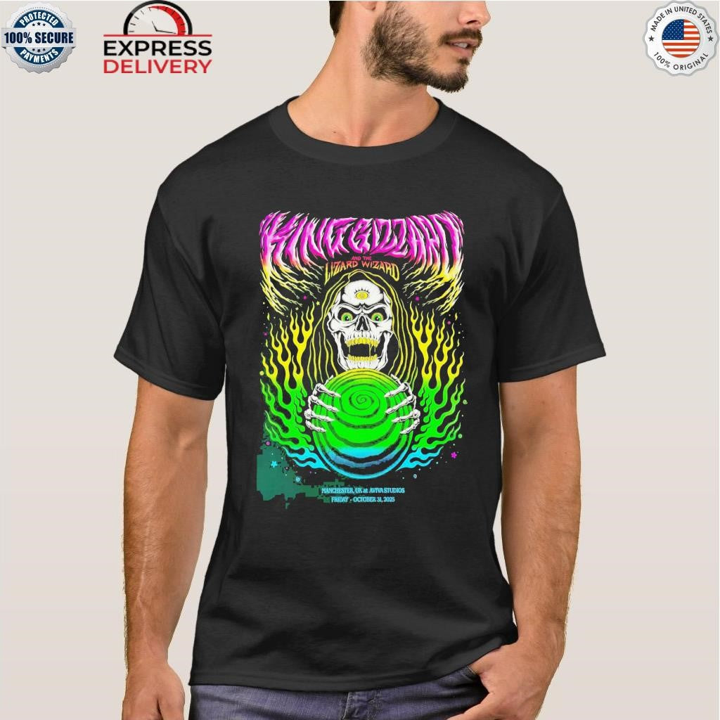 King Gizzard And The Lizard Wizard Halloween Show In Manchester UK On Oct 31 2025 Shirt