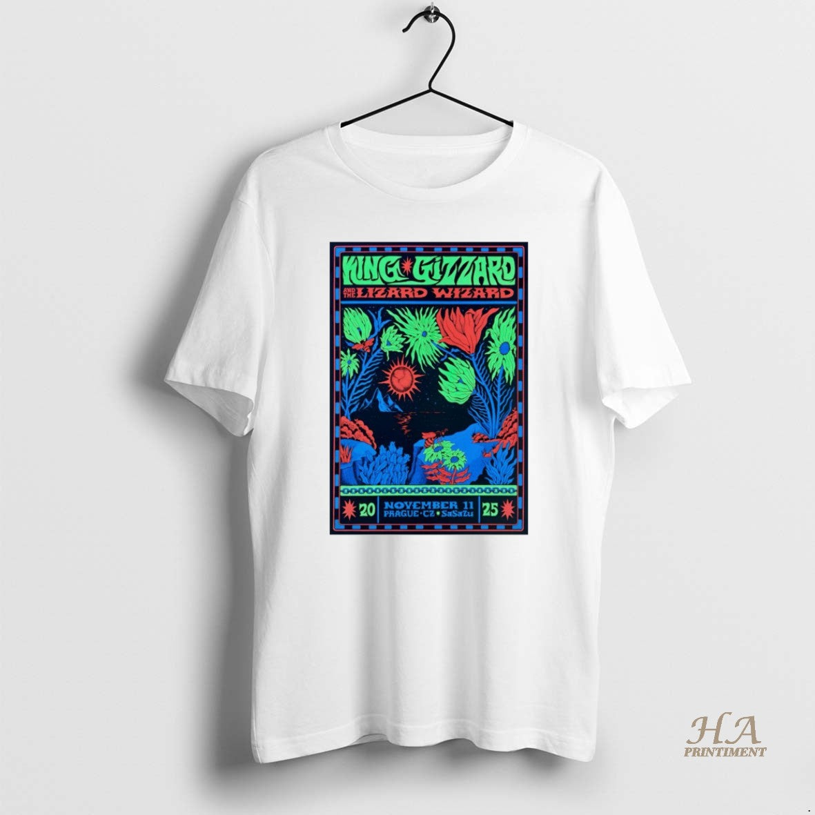 Official King Gizzard And The Lizard Wizard Sasazu Prague Cz November 11 2025 T-Shirts, Hoodie, Sweatshirt | InkNestWear.com