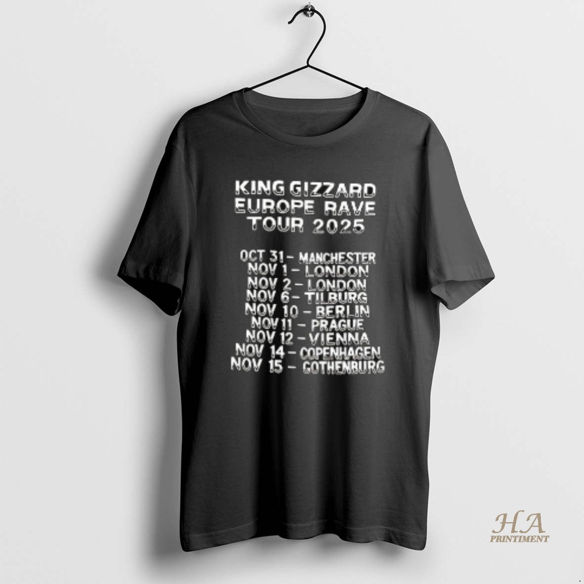 Official King Gizzard Europe Rave Tour 2025 Ceramic Ceramic And Classic Dad Cap T-Shirts, Hoodie, Sweatshirt