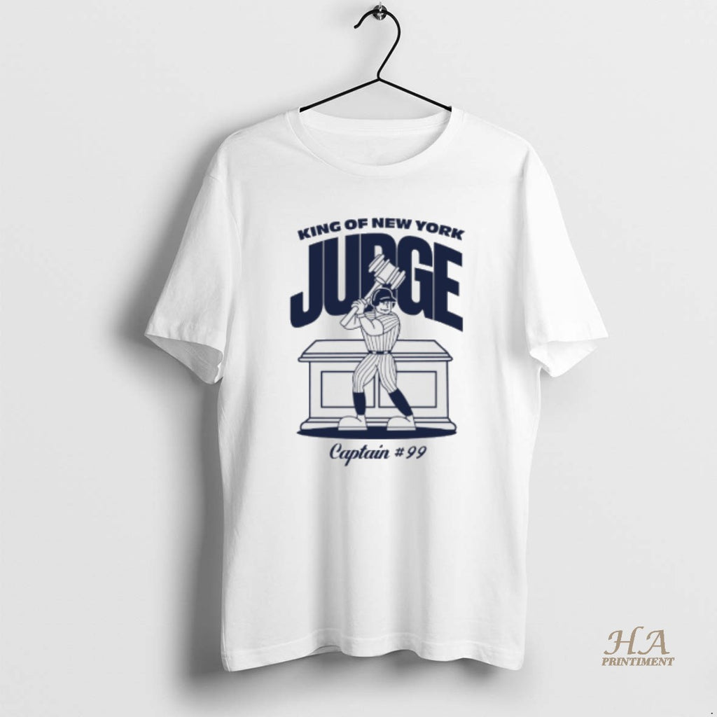 Official King Of New York Aaron Judge Captain 99 Superstar Cartoon T-Shirts, Hoodie, Sweatshirt | InkNestWear.com