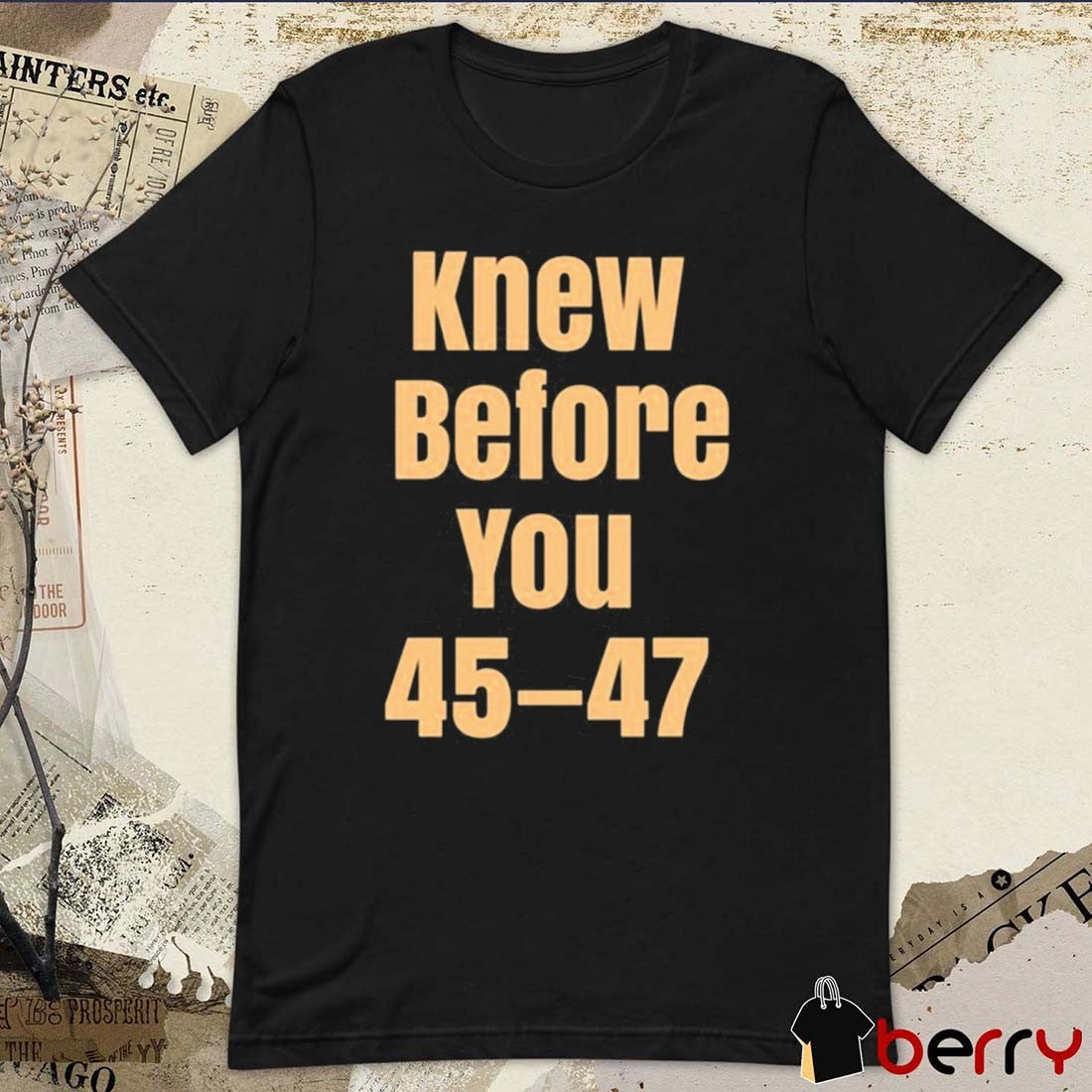 Knew Before You 45 47 Timestamps Don’t Lie Derek Johnson t-shirt