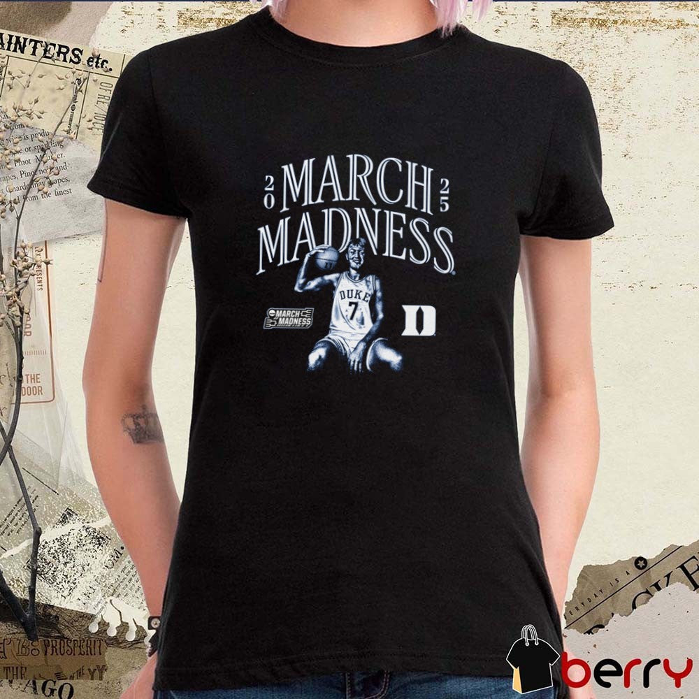 Kon Knueppel Duke Blue Devils Basketball 2025 NCAA March Madness Graphic t-shirt