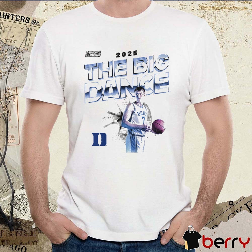 Kon Knueppel The Big Dance Duke Blue Devils Basketball 2025 NCAA March Madness t-shirt