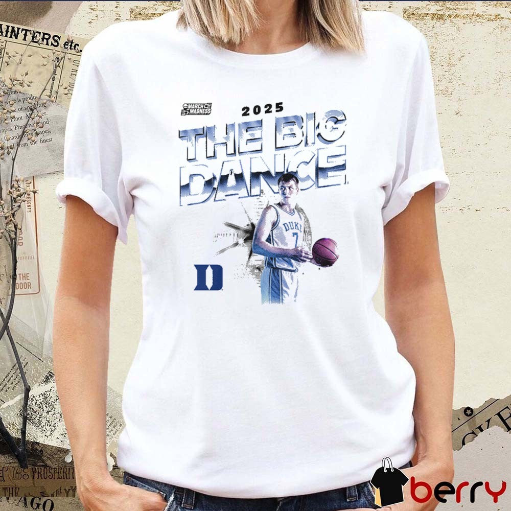 Kon Knueppel The Big Dance Duke Blue Devils Basketball 2025 NCAA March Madness t-shirt