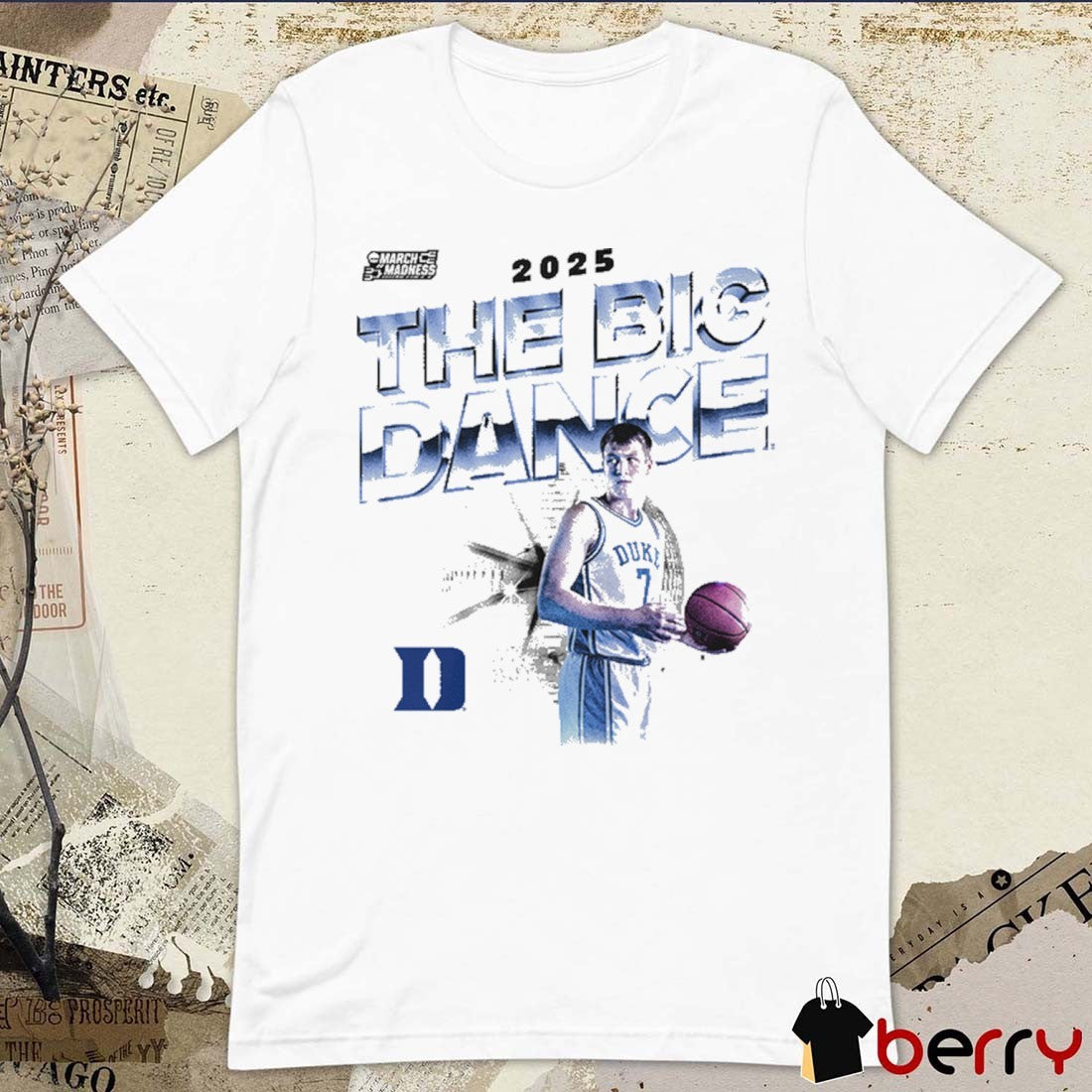 Kon Knueppel The Big Dance Duke Blue Devils Basketball 2025 NCAA March Madness t-shirt