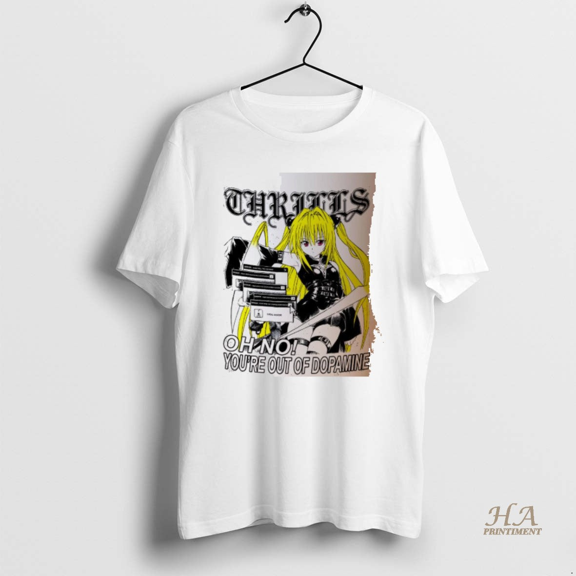 Official Konjiki No Yami To Love Ru Thrills Oh No Youre Out Of Dopamine Anime T-Shirts, Hoodie, Sweatshirt | InkNestWear.com