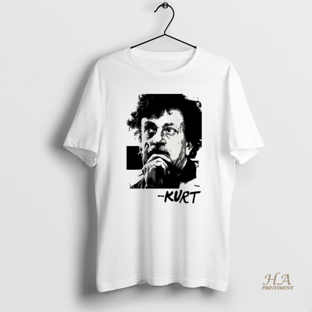 Official Kurt Vonnegut Portrait Tribute Retro T-Shirts, Hoodie, Sweatshirt | InkNestWear.com