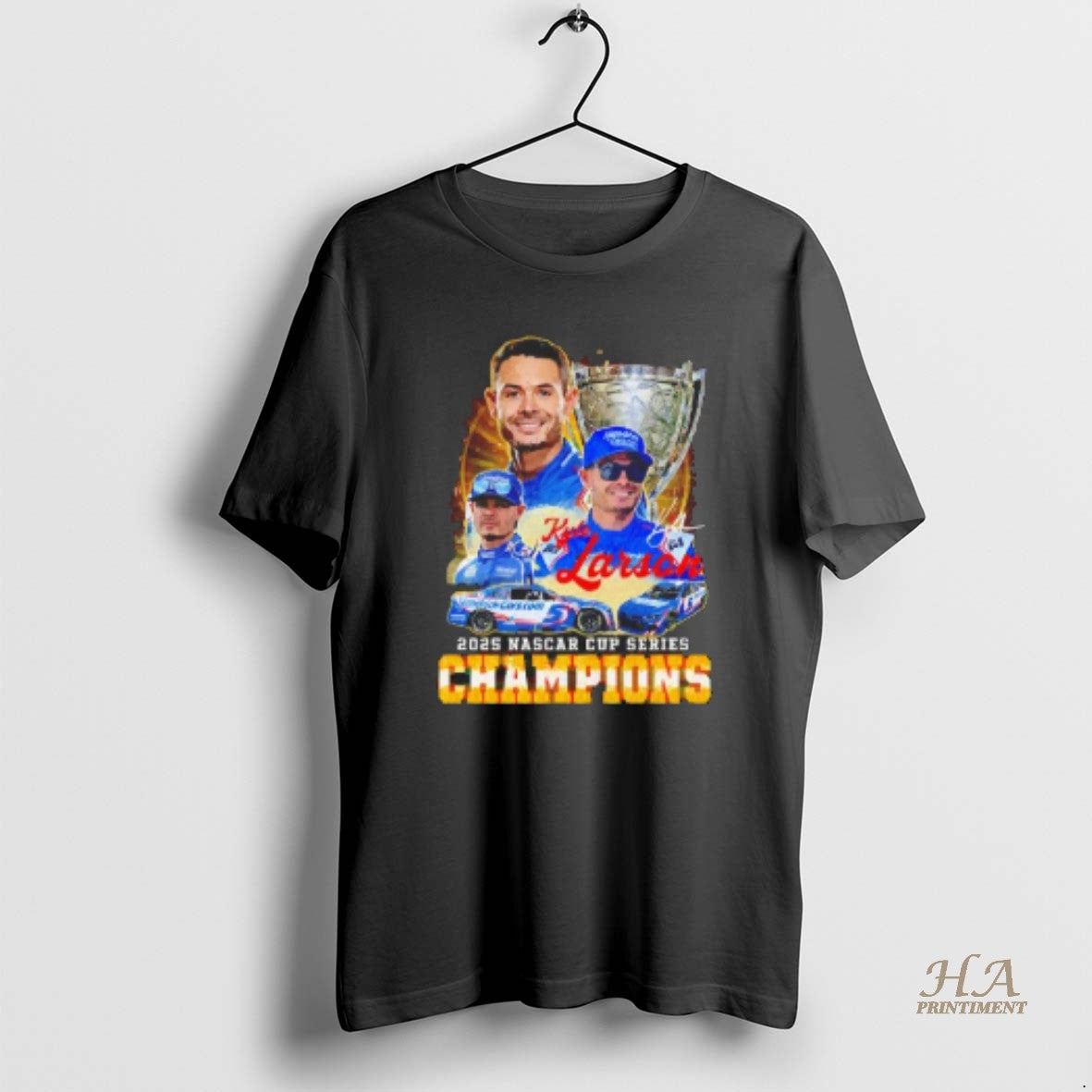 Official Kyle Larson 2025 Nascar Cup Series Champions Blackshirt T-Shirts, Hoodie, Sweatshirt | InkNestWear.com