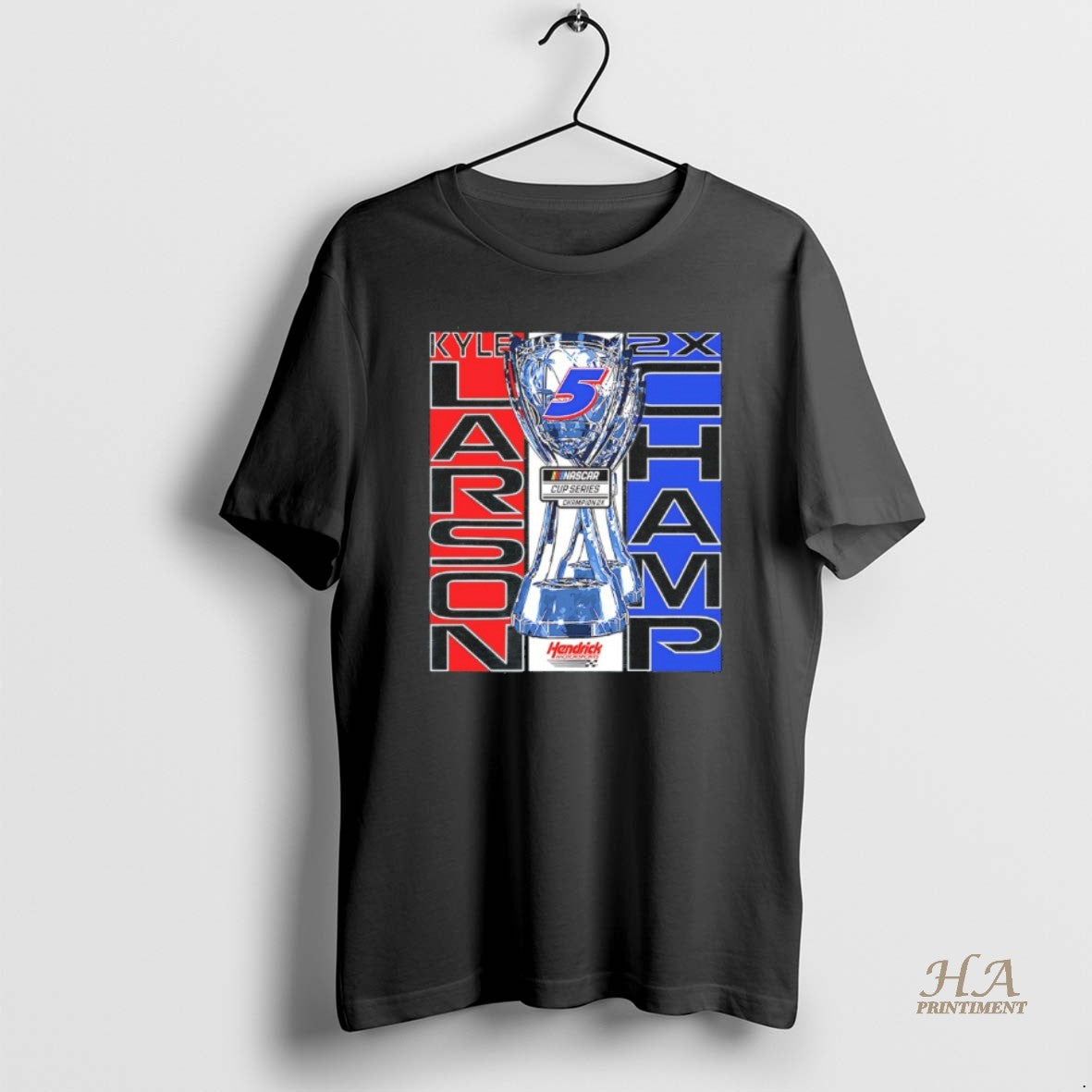 Official Kyle Larson 2x Nascar Cup Series Champion Trophy T-Shirts, Hoodie, Sweatshirt | InkNestWear.com