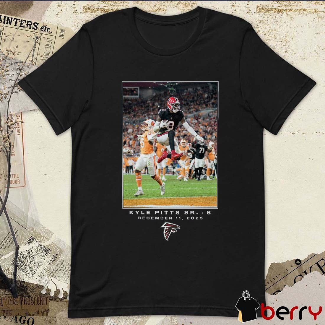 Kyle Pitts Sr. Atlanta Falcons NFL Flash Features Week 15 December 14 2025 t-shirt