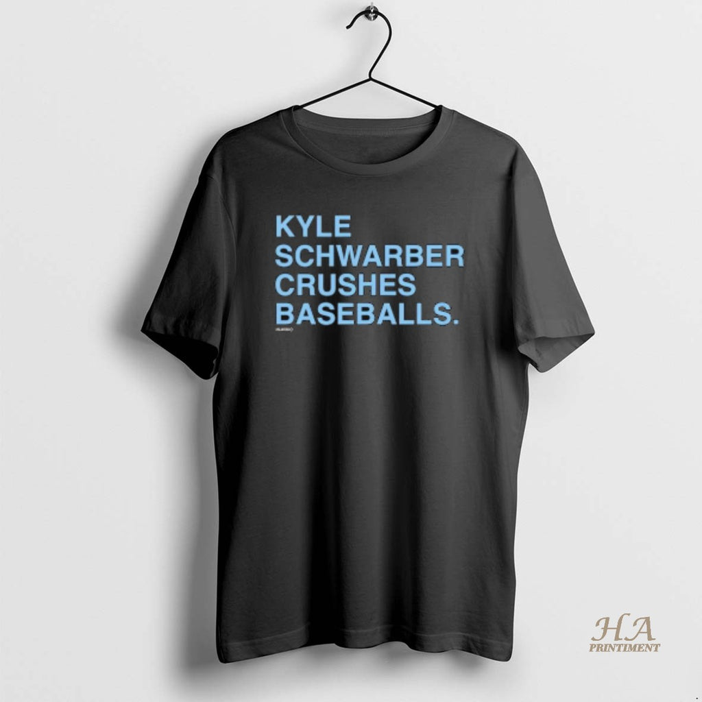Official Kyle Schwarber Crushes Baseballs T-Shirts, Hoodie, Sweatshirt | InkNestWear.com