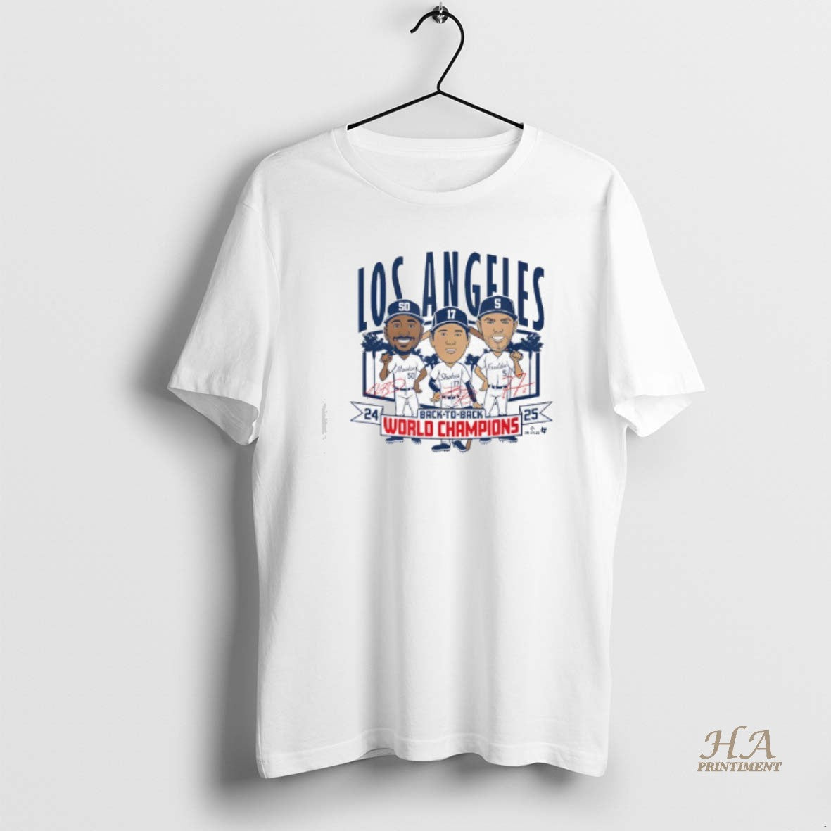 Official La Baseball Back To Back World Champs Caricatures T-Shirts, Hoodie, Sweatshirt | InkNestWear.com