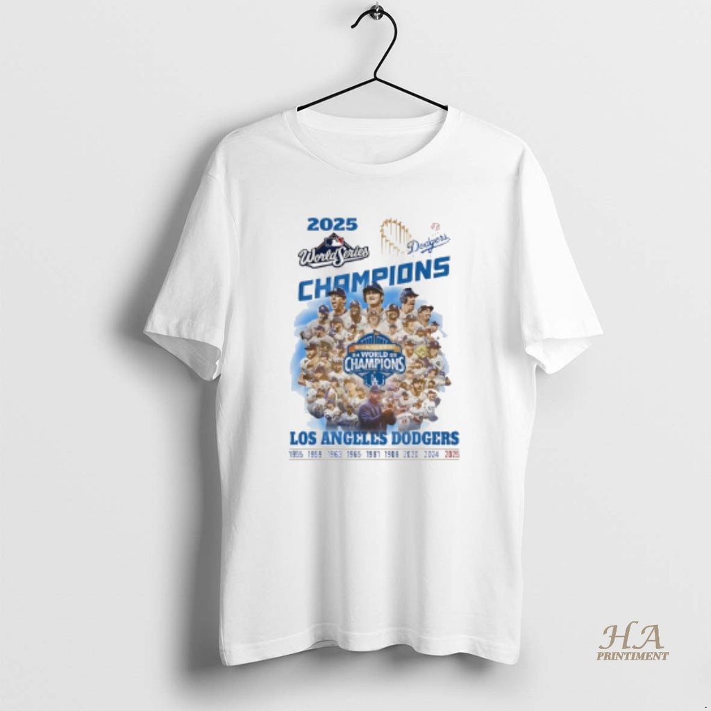 Official La Dodgers 2025 World Series Champions All Team T-Shirts, Hoodie, Sweatshirt | InkNestWear.com