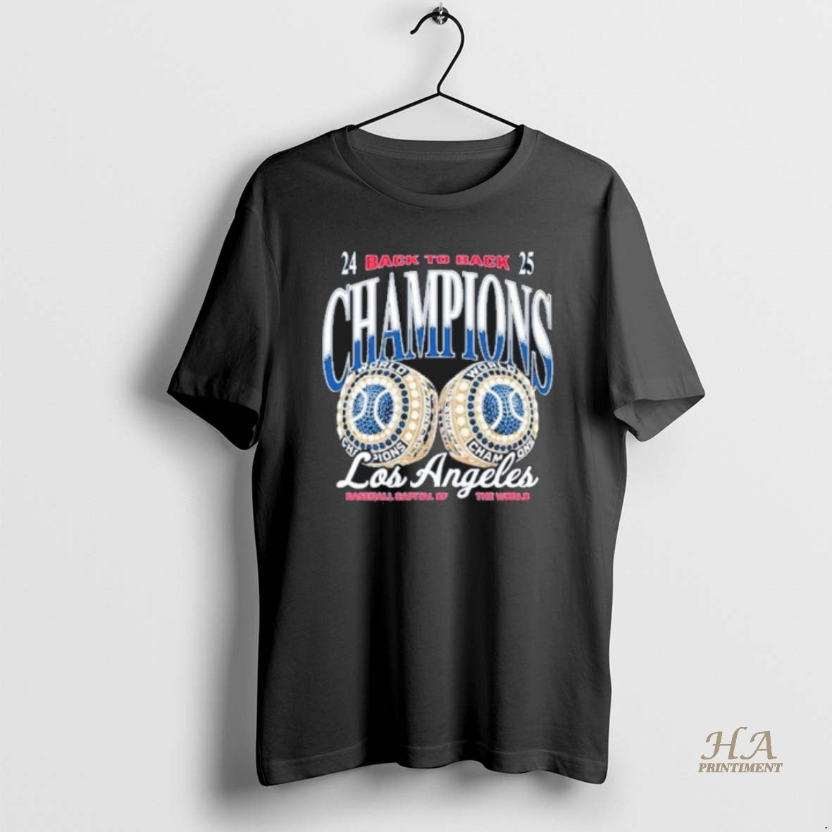 Official La Dodgers Back To Back Rings T-Shirts, Hoodie, Sweatshirt | InkNestWear.com