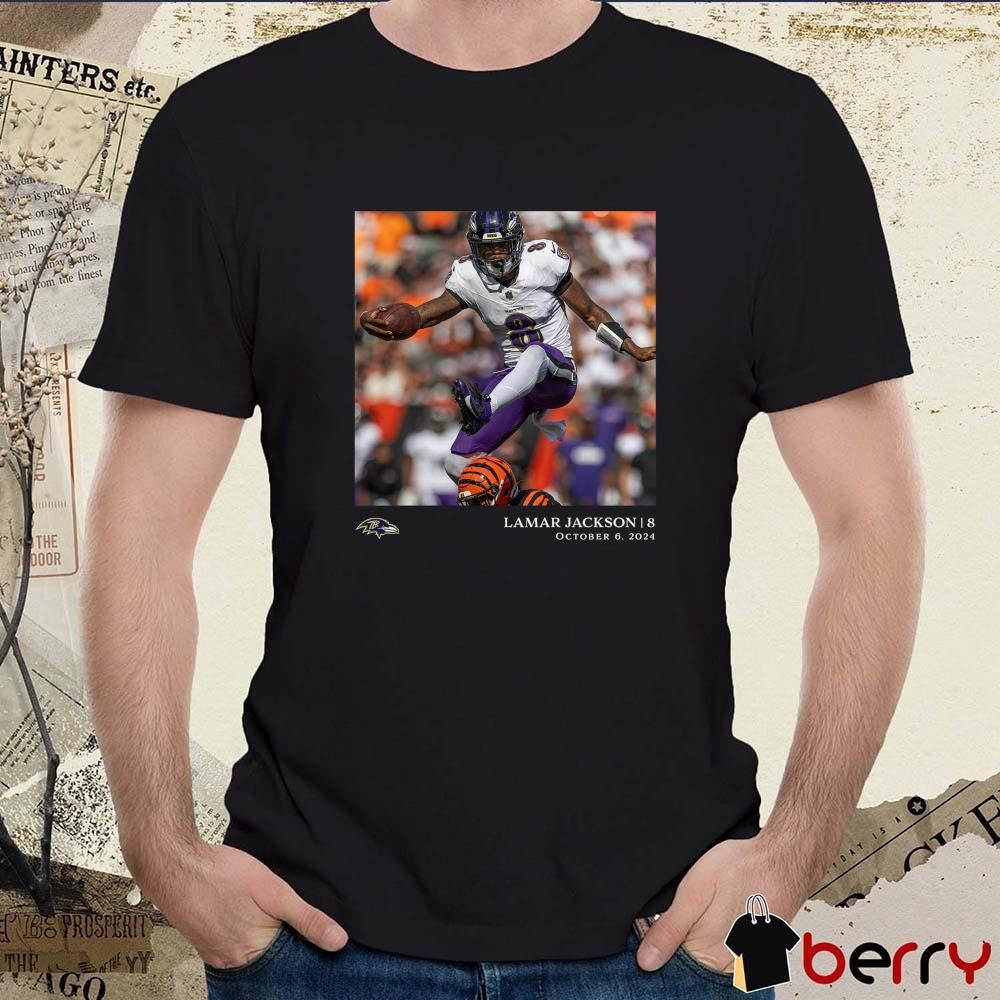 Lamar Jackson Baltimore Ravens NFL Flash Features Week 5 t-shirt
