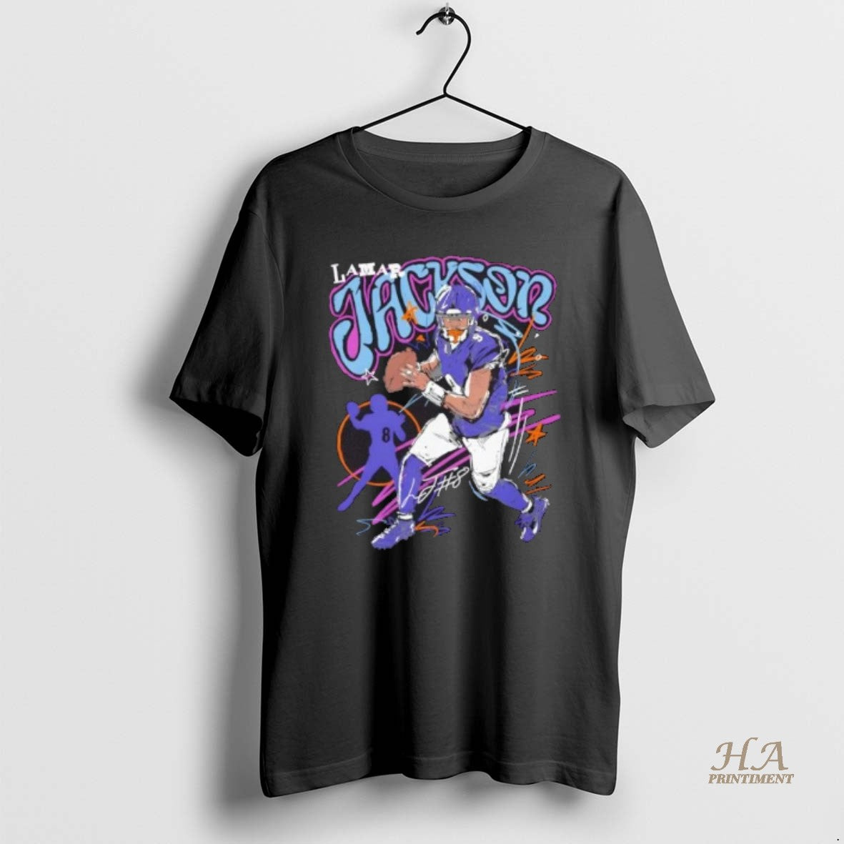 Official Lamar Jackson Baltimore Ravens Scribble Football Signature T-Shirts, Hoodie, Sweatshirt | InkNestWear.com