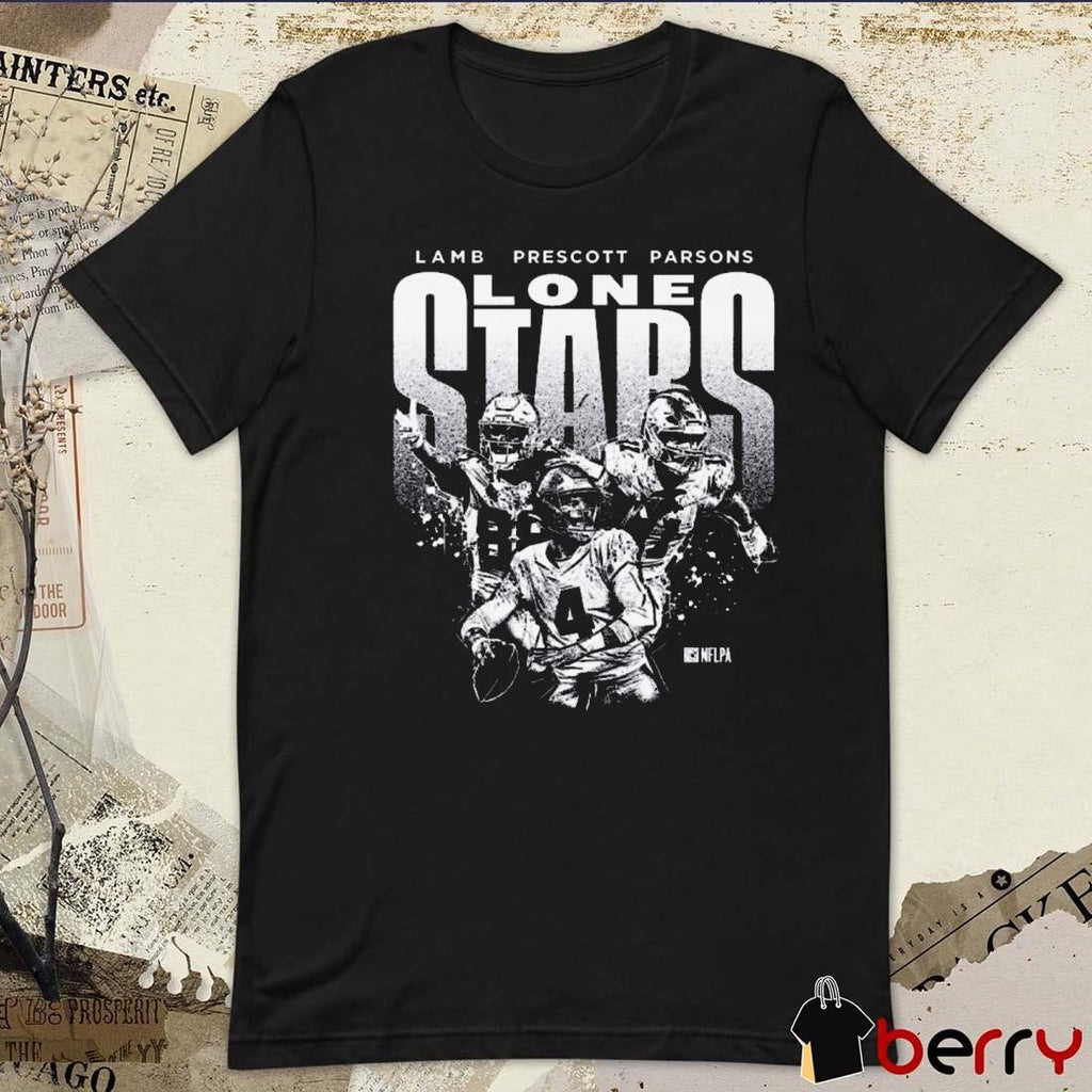 Lamb Dak Prescott Parsons Dallas Cowboys Lone Stars t-shirt