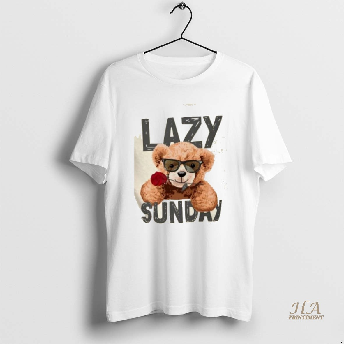 Official Lazy Sunday Teddy Bear Cute Chill Day T-Shirts, Hoodie, Sweatshirt | InkNestWear.com