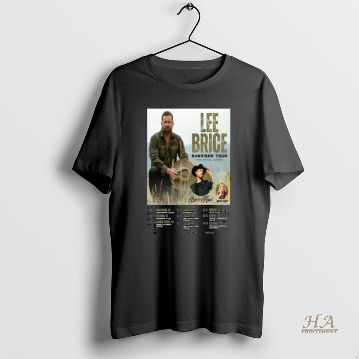 Official Lee Brice Sunriser Tour 2026 Circle Black T-Shirts, Hoodie, Sweatshirt | InkNestWear.com