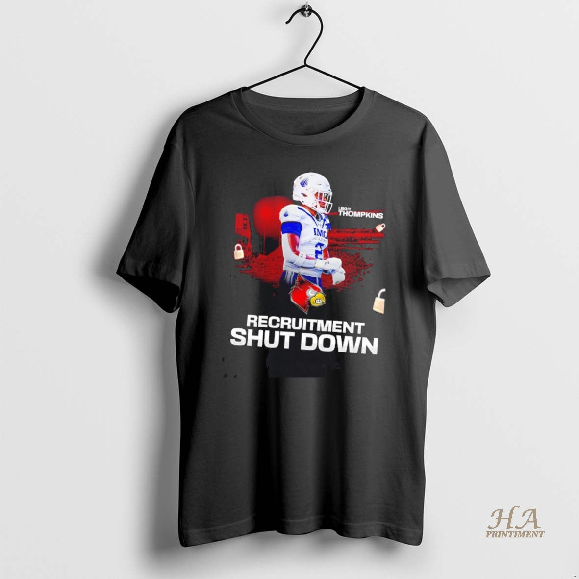 Official Lekhy Thompkins Recruitment Shut Down T-Shirts, Hoodie, Sweatshirt | InkNestWear.com