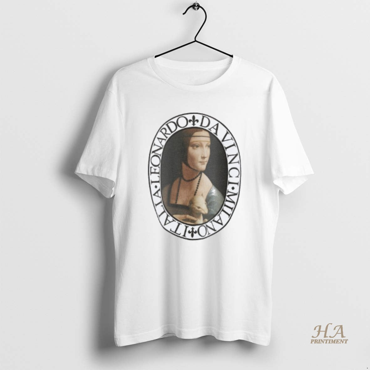 Official Leonardo Da Vinci Milano Italia Woman And Weasel T-Shirts, Hoodie, Sweatshirt | InkNestWear.com