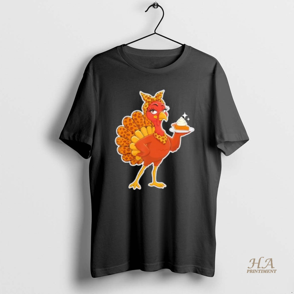 Official Leopard Print Turkey Thanksgiving Pumpkin T-Shirts, Hoodie, Sweatshirt | InkNestWear.com