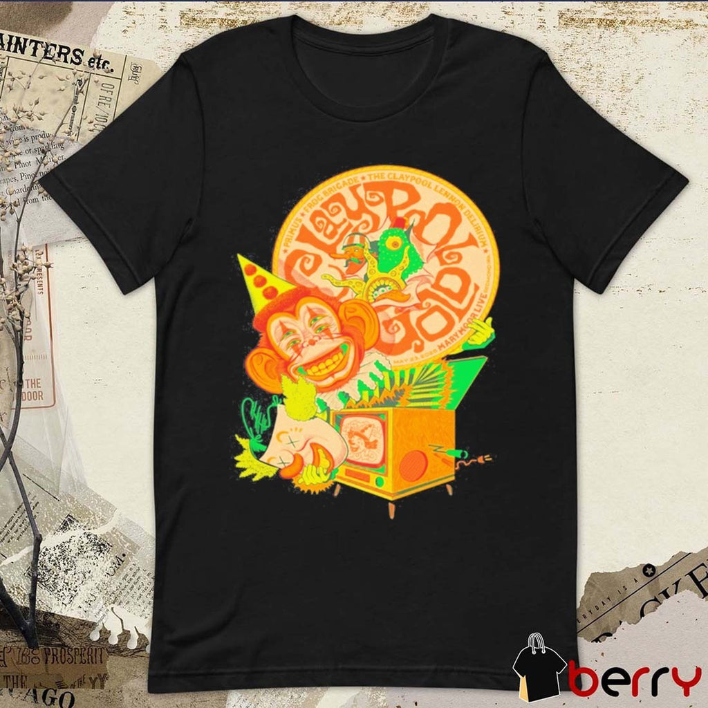 Les Claypool Primus, Les Claypool’s Frog Brigade, The Claypool Lennon Delirium Redmond, Washington May 23 2026 t-shirt